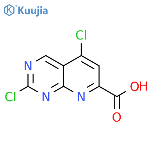 2,5-dichloropyrido2,3-dpyrimidine-7-carboxylic acid structure
