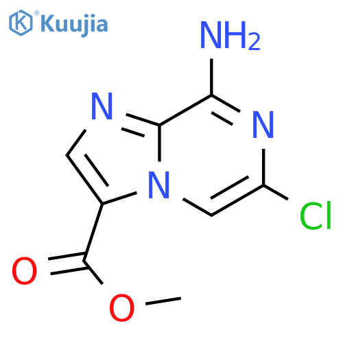 methyl 8-amino-6-chloroimidazo1,2-apyrazine-3-carboxylate structure