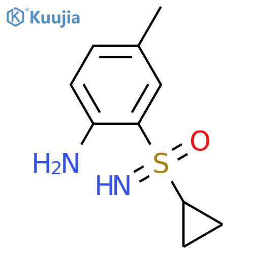 (2-amino-5-methylphenyl)(cyclopropyl)imino-lambda6-sulfanylone structure
