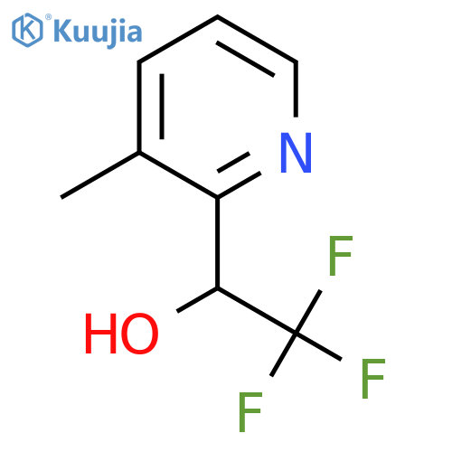2,2,2-trifluoro-1-(3-methylpyridin-2-yl)ethan-1-ol structure