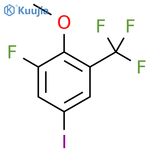 1-Fluoro-5-iodo-2-methoxy-3-(trifluoromethyl)benzene structure