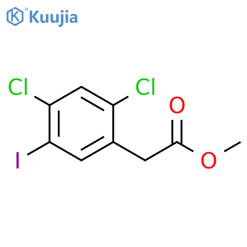 2,4-Dichloro-5-iodo-benzeneacetic Acid Methyl Ester structure