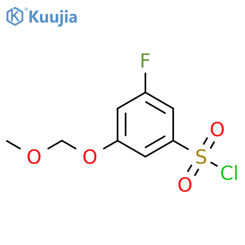 3-fluoro-5-(methoxymethoxy)benzene-1-sulfonyl chloride structure