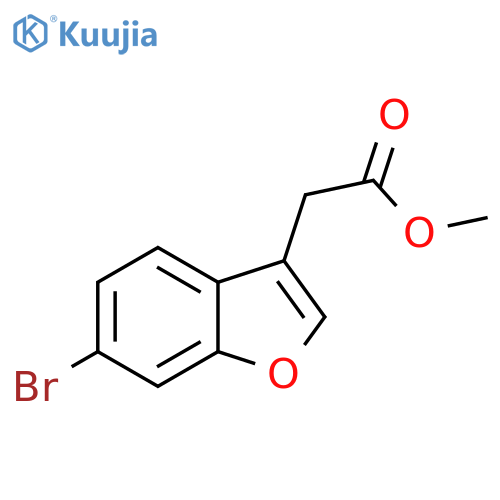 Methyl 2-(6-Bromobenzofuran-3(2H)-ylidene)acetate structure