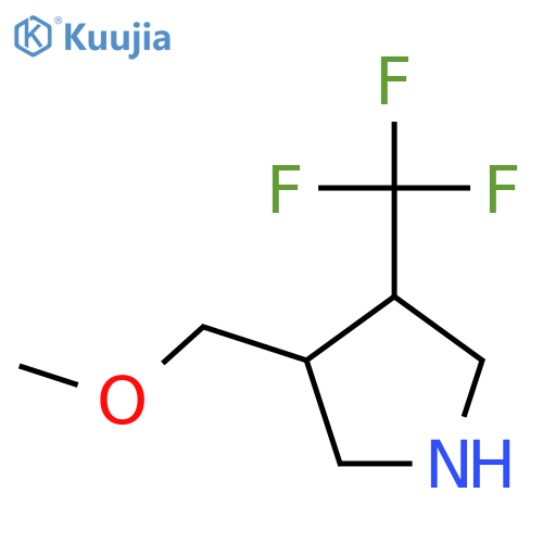 3-(Methoxymethyl)-4-(trifluoromethyl)pyrrolidine structure