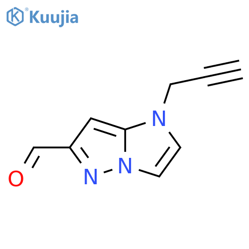 1-(Prop-2-yn-1-yl)-1H-imidazo[1,2-b]pyrazole-6-carbaldehyde structure