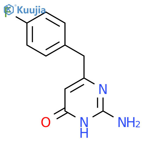 2-Amino-6-(4-fluorobenzyl)pyrimidin-4(3H)-one structure