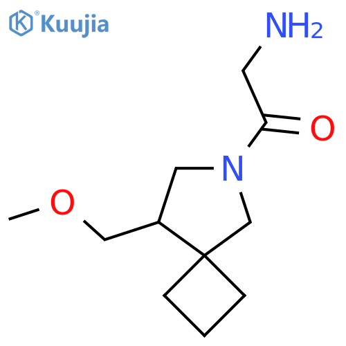 2-Amino-1-(8-(methoxymethyl)-6-azaspiro[3.4]octan-6-yl)ethan-1-one structure