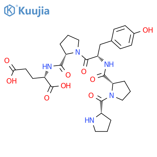 L-Glutamic acid, L-prolyl-L-prolyl-L-tyrosyl-L-prolyl- structure