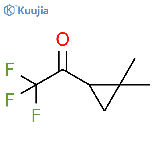 1-(2,2-dimethylcyclopropyl)-2,2,2-trifluoroethan-1-one structure
