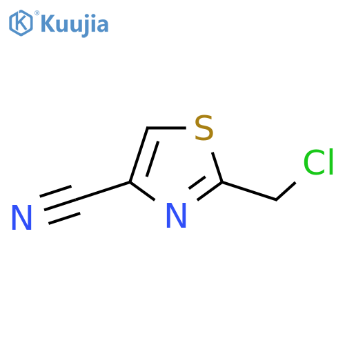 2-(Chloromethyl)-1,3-thiazole-4-carbonitrile structure
