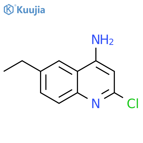2-chloro-6-ethylquinolin-4-amine structure