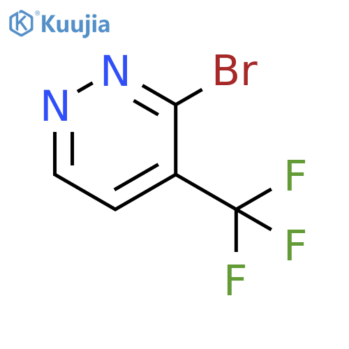 3-bromo-4-(trifluoromethyl)pyridazine structure