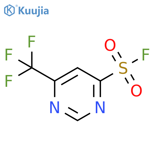 4-Pyrimidinesulfonyl fluoride, 6-(trifluoromethyl)- structure
