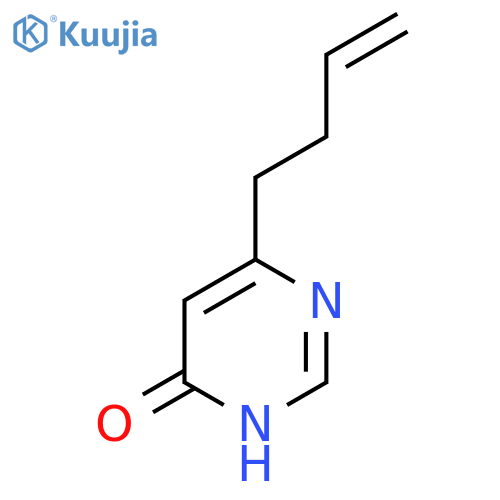 6-(But-3-en-1-yl)pyrimidin-4-ol structure