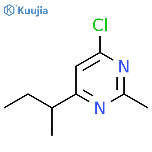 4-(Sec-butyl)-6-chloro-2-methylpyrimidine structure