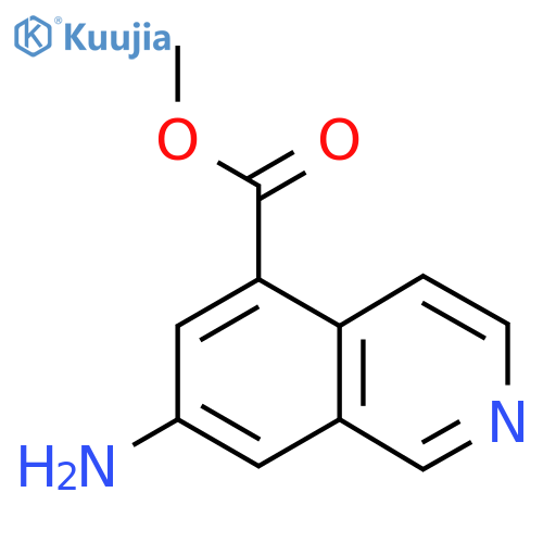 Methyl 7-aminoisoquinoline-5-carboxylate structure