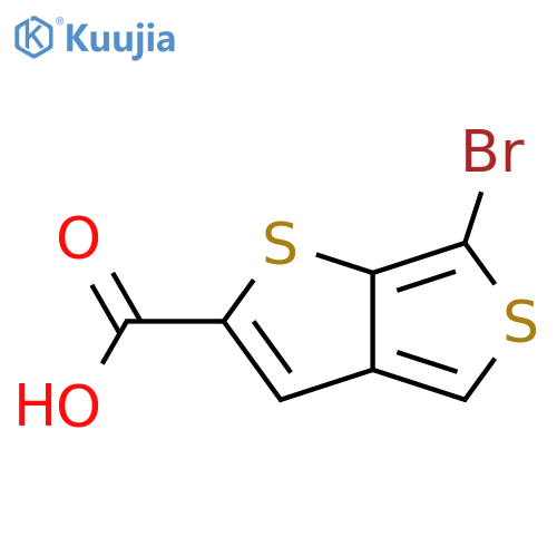 6-bromothieno3,4-bthiophene-2-carboxylic acid structure