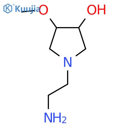 1-(2-Aminoethyl)-4-methoxypyrrolidin-3-ol structure