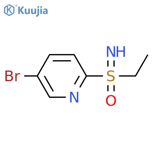 (5-bromopyridin-2-yl)(ethyl)imino-lambda6-sulfanone structure