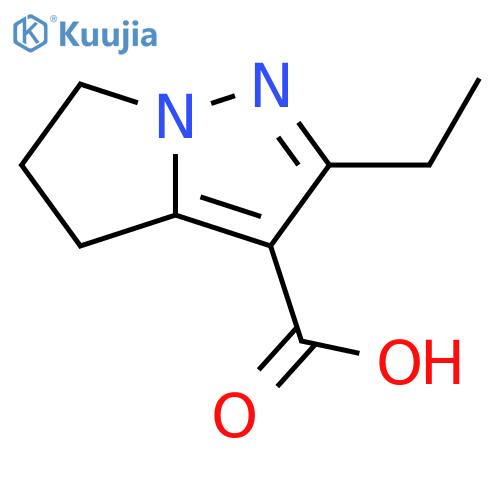 2-ethyl-4H,5H,6H-pyrrolo1,2-bpyrazole-3-carboxylic acid structure