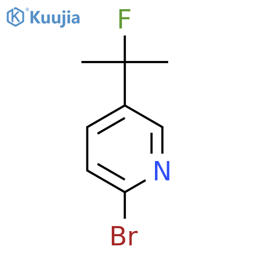 2-Bromo-5-(2-fluoro-2-propyl)pyridine structure