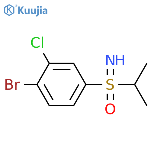 (4-bromo-3-chlorophenyl)(imino)(propan-2-yl)-lambda6-sulfanone structure