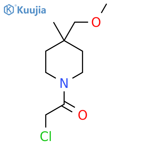 2-Chloro-1-(4-(methoxymethyl)-4-methylpiperidin-1-yl)ethan-1-one structure