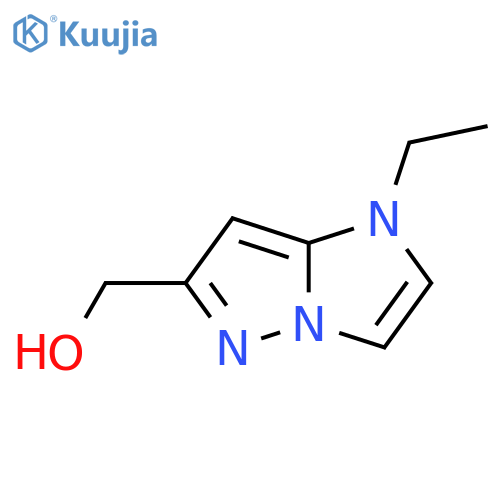 (1-ethyl-1H-imidazo[1,2-b]pyrazol-6-yl)methanol structure