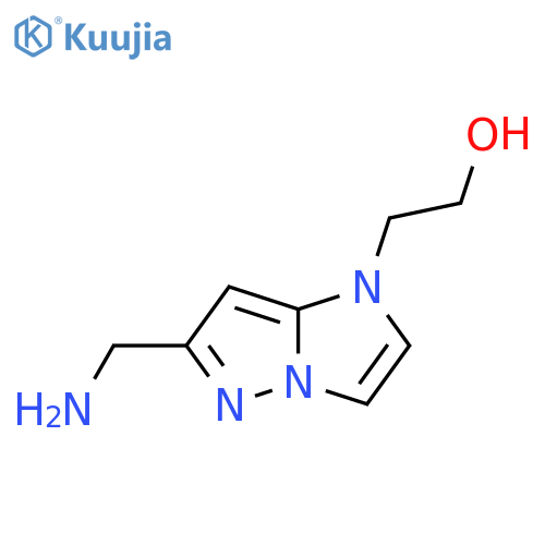 2-(6-(Aminomethyl)-1H-imidazo[1,2-b]pyrazol-1-yl)ethan-1-ol structure