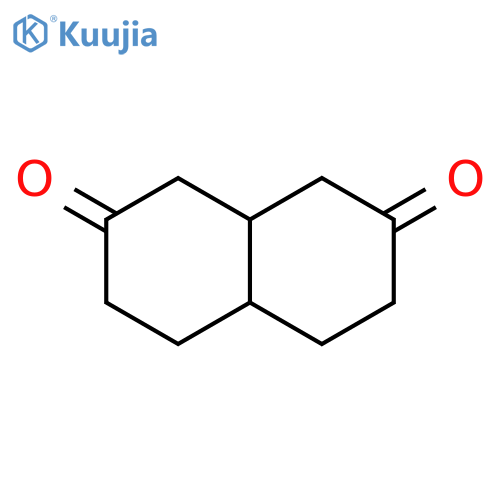 2,7(1H,3H)-Naphthalenedione, hexahydro-, cis- structure