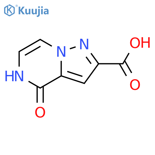 4-oxo-4,5-dihydropyrazolo[1,5-a]pyrazine-2-carboxylic acid structure