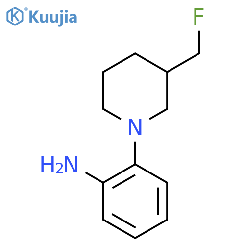 2-(3-(Fluoromethyl)piperidin-1-yl)aniline structure