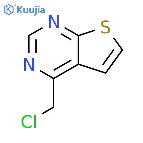 4-(chloromethyl)thieno2,3-dpyrimidine structure