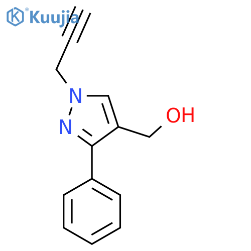 (3-Phenyl-1-(prop-2-yn-1-yl)-1H-pyrazol-4-yl)methanol structure