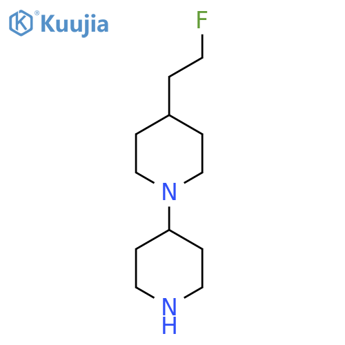 4-(2-Fluoroethyl)-1,4'-bipiperidine structure