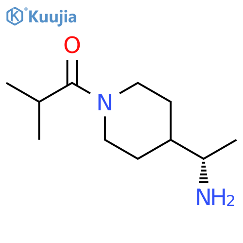 1-Propanone, 1-[4-[(1S)-1-aminoethyl]-1-piperidinyl]-2-methyl- structure
