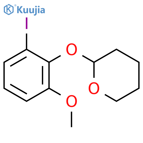 2-(2-iodo-6-methoxyphenoxy)oxane structure