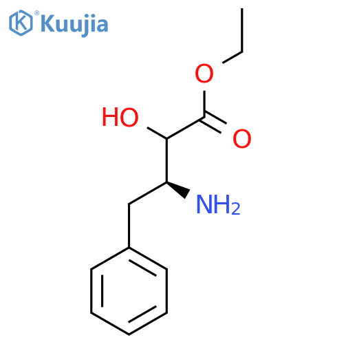 ethyl (3S)-3-amino-2-hydroxy-4-phenylbutanoate structure