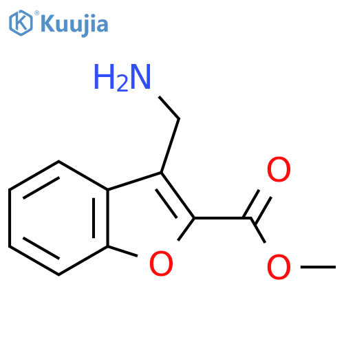 methyl 3-(aminomethyl)-1-benzofuran-2-carboxylate structure