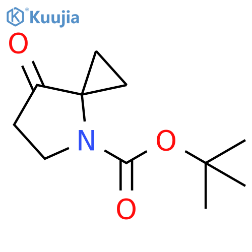 tert-butyl 7-oxo-4-azaspiro[2.4]heptane-4-carboxylate structure