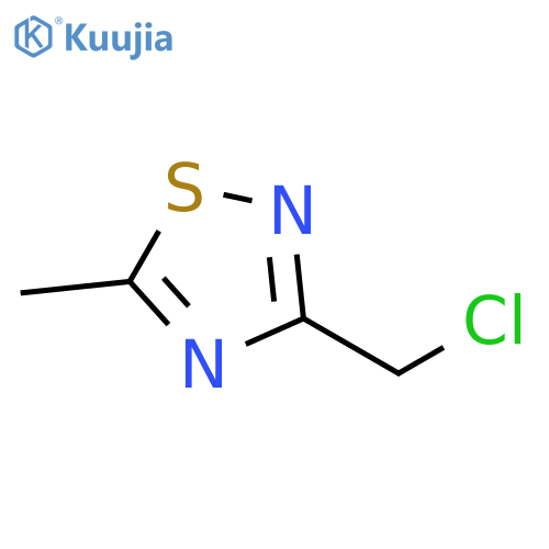 3-(chloromethyl)-5-methyl-1,2,4-thiadiazole structure