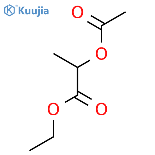 Propanoic acid, 2-(acetyloxy)-, ethyl ester, (2S)- structure