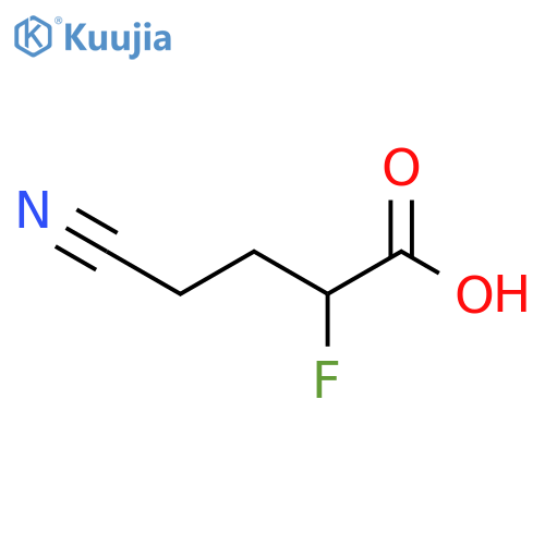 4-Cyano-2-fluorobutanoic acid structure