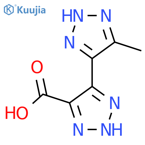 5-(5-methyl-2H-1,2,3-triazol-4-yl)-1H-1,2,3-triazole-4-carboxylic acid structure