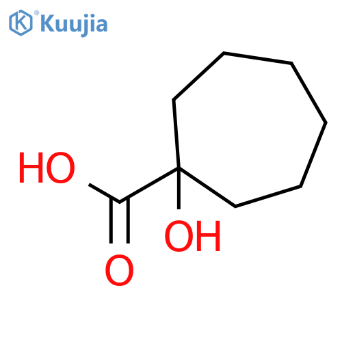 1-hydroxycycloheptane-1-carboxylic acid structure