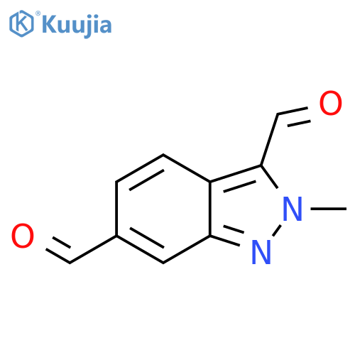 2-Methylindazole-3,6-dicarbaldehyde structure