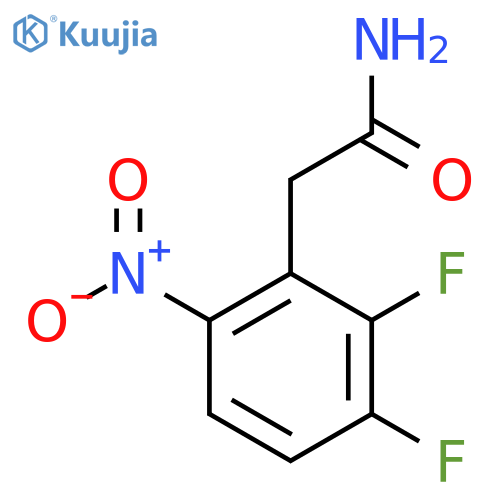 2-(2,3-Difluoro-6-nitrophenyl)acetamide structure