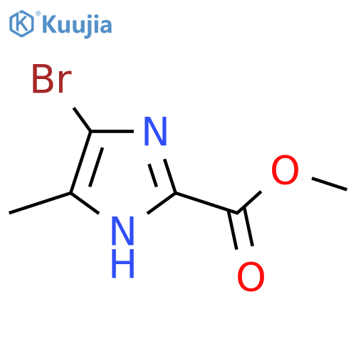 Methyl 4-bromo-5-methyl-1H-imidazole-2-carboxylate structure