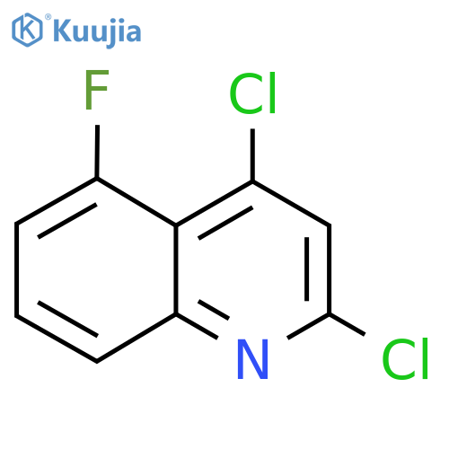 2,4-Dichloro-5-fluoroquinoline structure